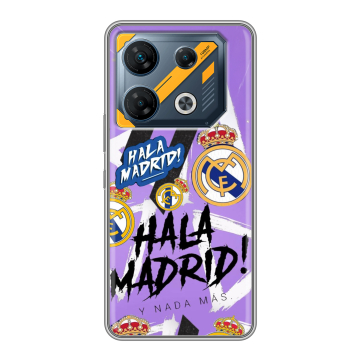 Силиконовый чехол на Infinix GT 10 Pro с принтом Real Madrid Реал Мадрид