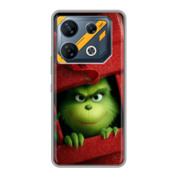 Силиконовый чехол на Infinix GT 10 Pro с принтом Новый год Силиконовый чехол на Infinix GT 10 Pro с принтом Новый год