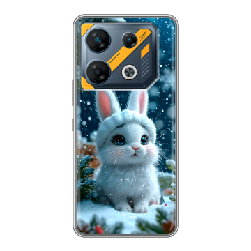 Силиконовый чехол на Infinix GT 10 Pro с принтом Новый год Силиконовый чехол на Infinix GT 10 Pro с принтом Новый год