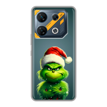 Силиконовый чехол на Infinix GT 10 Pro с принтом Новый год