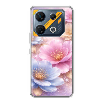Силиконовый чехол на Infinix GT 10 Pro с принтом женский