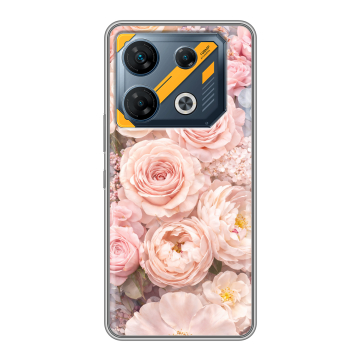Силиконовый чехол на Infinix GT 10 Pro с принтом женский