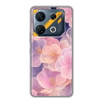 Силиконовый чехол на Infinix GT 10 Pro с принтом женский Силиконовый чехол на Infinix GT 10 Pro с принтом женский