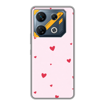 Силиконовый чехол на Infinix GT 10 Pro с принтом для девочек