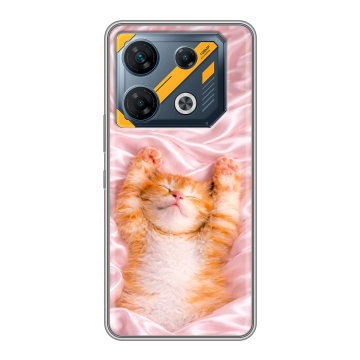 Силиконовый чехол на Infinix GT 10 Pro с принтом женский