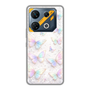 Силиконовый чехол на Infinix GT 10 Pro с принтом женский