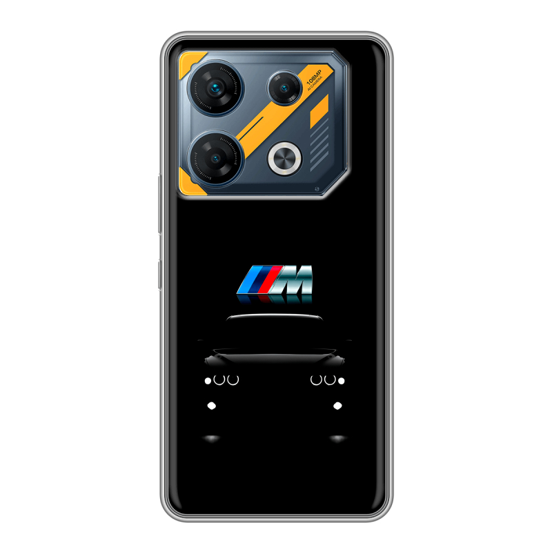 Силиконовый чехол на Infinix GT 10 Pro с принтом БМВ BMW Силиконовый чехол на Infinix GT 10 Pro с принтом БМВ BMW