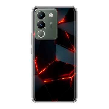 Силиконовый чехол на Vivo V29e с принтом Яркие абстракции Силиконовый чехол на Vivo V29e с принтом Яркие абстракции