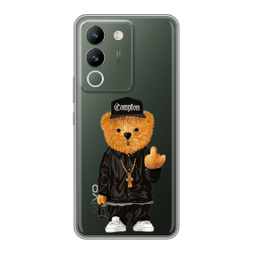 Силиконовый чехол на Vivo V29e с принтом Мишка
