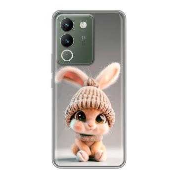 Силиконовый чехол на Vivo V29e с принтом Кролик Силиконовый чехол на Vivo V29e с принтом Кролик