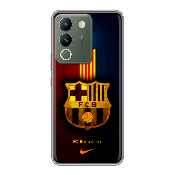 Силиконовый чехол на Vivo V29e с принтом Барселона Barcelona Силиконовый чехол на Vivo V29e с принтом Барселона Barcelona