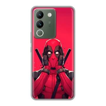 Силиконовый чехол на Vivo V29e с принтом Дедпул Deadpool Силиконовый чехол на Vivo V29e с принтом Дедпул Deadpool