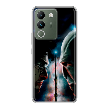 Силиконовый чехол на Vivo V29e с принтом Гарри Поттер Harry Potter