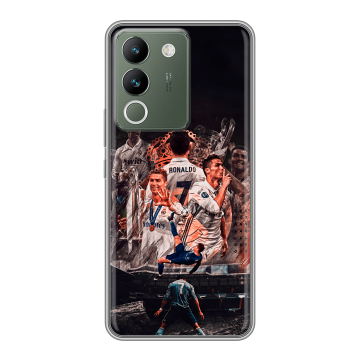 Силиконовый чехол на Vivo V29e с принтом Реал Роналдо Real Ronaldo Силиконовый чехол на Vivo V29e с принтом Реал Роналдо Real Ronaldo