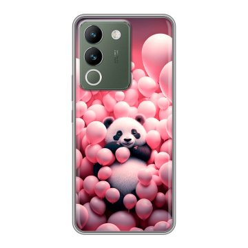 Силиконовый чехол на Vivo V29e с принтом Панда Силиконовый чехол на Vivo V29e с принтом Панда