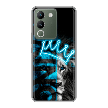 Силиконовый чехол на Vivo V29e с принтом Король лев