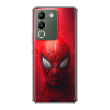 Силиконовый чехол на Vivo V29e с принтом Spiderman Человек паук
