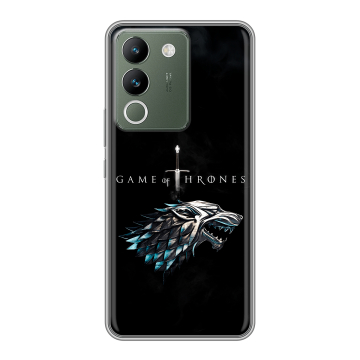 Силиконовый чехол на Vivo V29e с принтом Игра Престолов Game Thrones