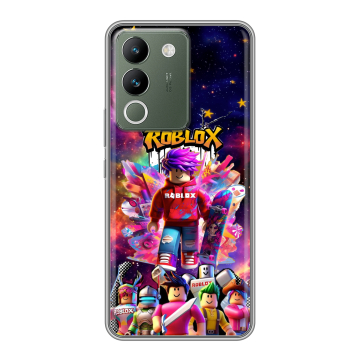 Силиконовый чехол на Vivo V29e с принтом Roblox Роблокс Силиконовый чехол на Vivo V29e с принтом Roblox Роблокс