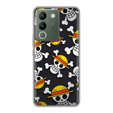 Силиконовый чехол на Vivo V29e с принтом One Piece Ван Пис