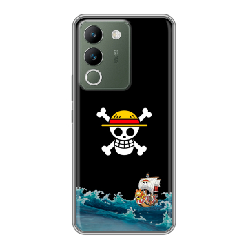 Силиконовый чехол на Vivo V29e с принтом One Piece Ван Пис Силиконовый чехол на Vivo V29e с принтом One Piece Ван Пис
