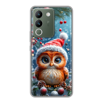 Силиконовый чехол на Vivo V29e с принтом Новый год Силиконовый чехол на Vivo V29e с принтом Новый год