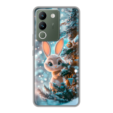 Силиконовый чехол на Vivo V29e с принтом Новый год Силиконовый чехол на Vivo V29e с принтом Новый год