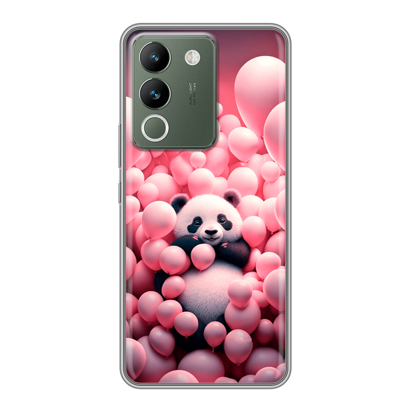 Силиконовый чехол на Vivo V29e с принтом Панда Силиконовый чехол на Vivo V29e с принтом Панда