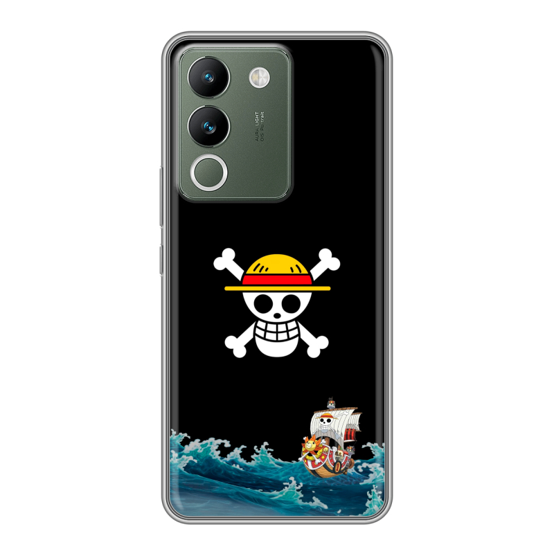 Силиконовый чехол на Vivo V29e с принтом One Piece Ван Пис Силиконовый чехол на Vivo V29e с принтом One Piece Ван Пис