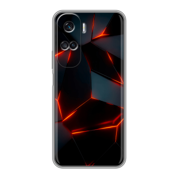 Силиконовый чехол на Huawei Honor 90 Lite с принтом Яркие абстракции Силиконовый чехол на Huawei Honor 90 Lite с принтом Яркие абстракции