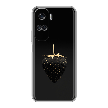 Силиконовый чехол на Huawei Honor 90 Lite с принтом Черная клубника Силиконовый чехол на Huawei Honor 90 Lite с принтом Черная клубника