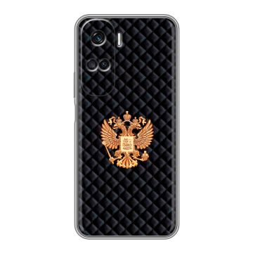 Силиконовый чехол на Huawei Honor 90 Lite с принтом Герб России принт Силиконовый чехол на Huawei Honor 90 Lite с принтом Герб России принт