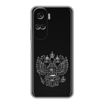 Силиконовый чехол на Huawei Honor 90 Lite с принтом Герб России