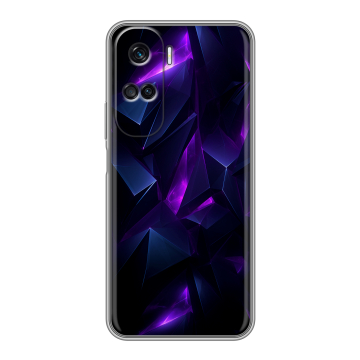 Силиконовый чехол на Huawei Honor 90 Lite с принтом Абстракиция