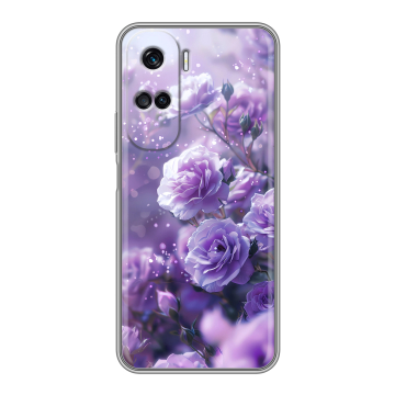 Силиконовый чехол на Huawei Honor 90 Lite с принтом Розы цветы Силиконовый чехол на Huawei Honor 90 Lite с принтом Розы цветы