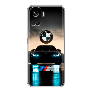 Силиконовый чехол на Huawei Honor 90 Lite с принтом БМВ BMW Силиконовый чехол на Huawei Honor 90 Lite с принтом БМВ BMW