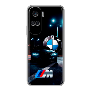 Силиконовый чехол на Huawei Honor 90 Lite с принтом БМВ BMW Силиконовый чехол на Huawei Honor 90 Lite с принтом БМВ BMW