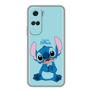 Силиконовый чехол на Huawei Honor 90 Lite с принтом Лило и Стич