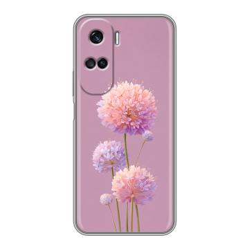 Силиконовый чехол на Huawei Honor 90 Lite с принтом Цветы