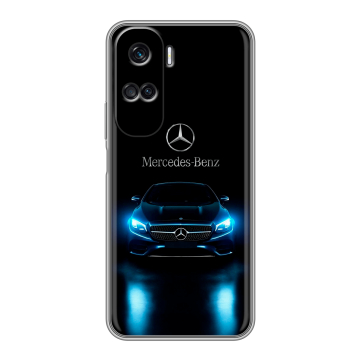 Силиконовый чехол на Huawei Honor 90 Lite с принтом Mercedes Мерседес