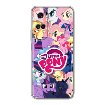 Силиконовый чехол на Huawei Honor 90 Lite с принтом My little pony Дружба чудо