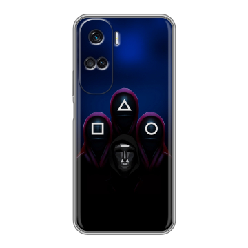 Силиконовый чехол на Huawei Honor 90 Lite с принтом Игра Кальмара Силиконовый чехол на Huawei Honor 90 Lite с принтом Игра Кальмара