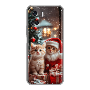 Силиконовый чехол на Huawei Honor 90 Lite с принтом Новый год Силиконовый чехол на Huawei Honor 90 Lite с принтом Новый год
