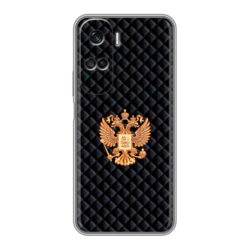 Силиконовый чехол на Huawei Honor 90 Lite с принтом Герб России принт Силиконовый чехол на Huawei Honor 90 Lite с принтом Герб России принт