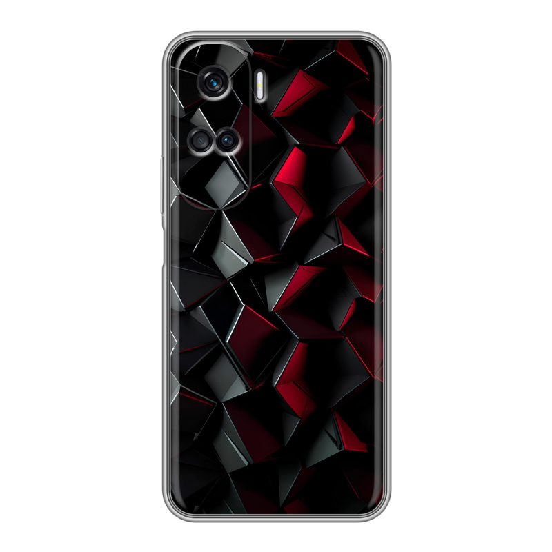 Силиконовый чехол на Huawei Honor 90 Lite с принтом Абстракция Силиконовый чехол на Huawei Honor 90 Lite с принтом Абстракция