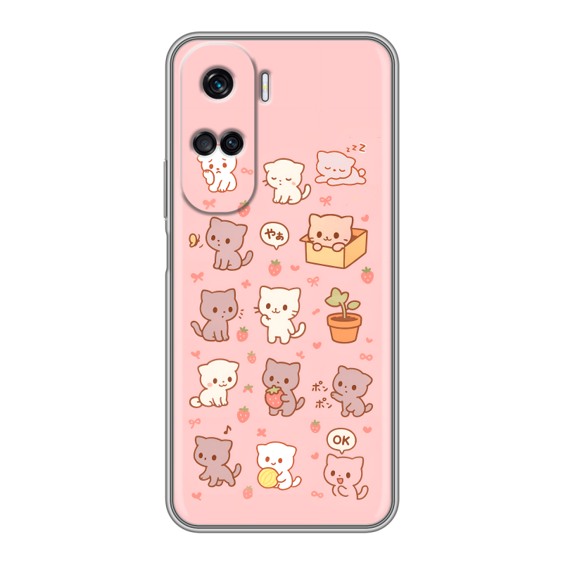 Силиконовый чехол на Huawei Honor 90 Lite с принтом Hello Kitty Хелоу Кити Силиконовый чехол на Huawei Honor 90 Lite с принтом Hello Kitty Хелоу Кити