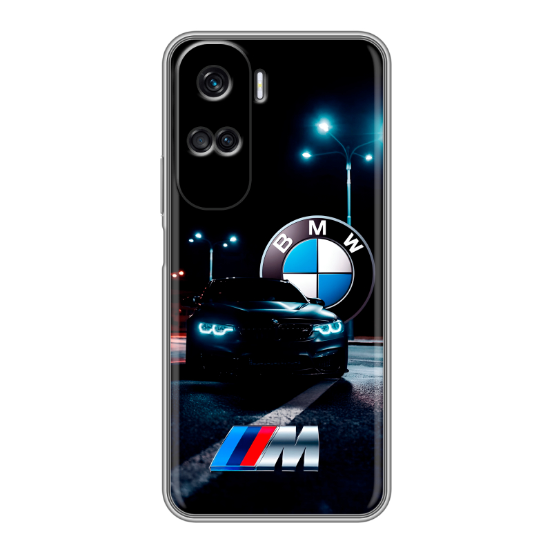 Силиконовый чехол на Huawei Honor 90 Lite с принтом БМВ BMW Силиконовый чехол на Huawei Honor 90 Lite с принтом БМВ BMW