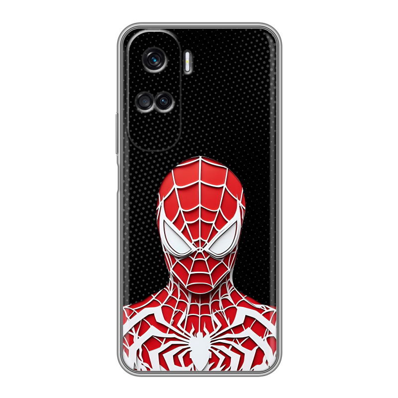 Силиконовый чехол на Huawei Honor 90 Lite с принтом человек паук spiderman Силиконовый чехол на Huawei Honor 90 Lite с принтом человек паук spiderman