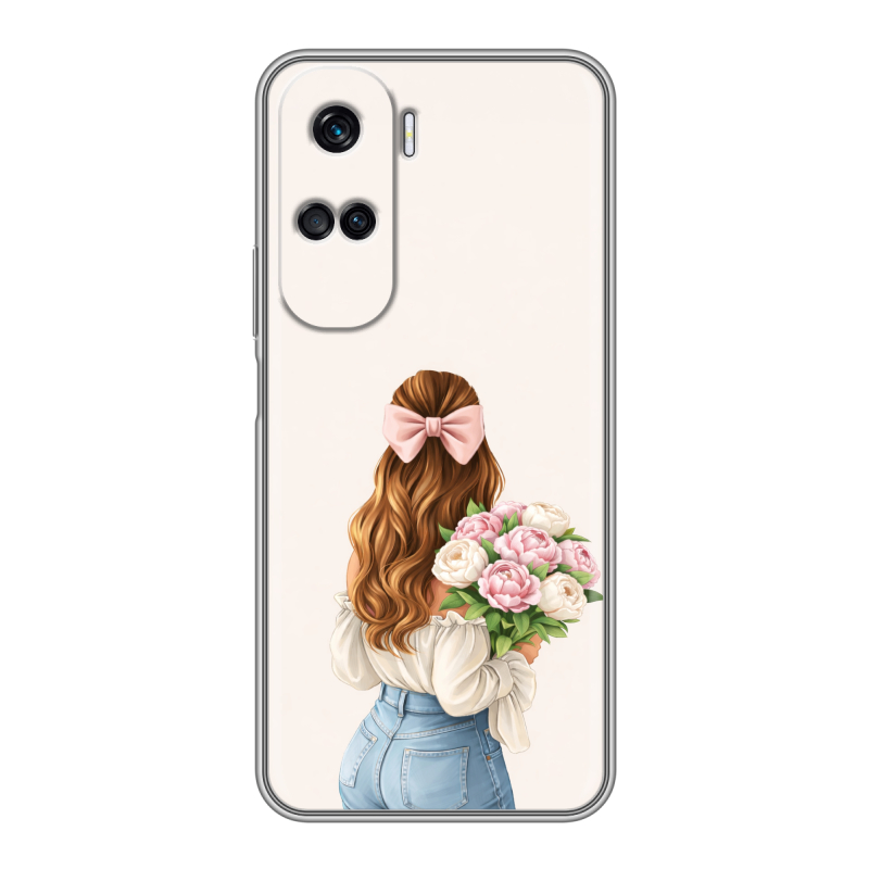 Силиконовый чехол на Huawei Honor 90 Lite с принтом женский Силиконовый чехол на Huawei Honor 90 Lite с принтом женский