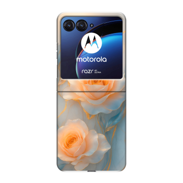 Пластиковый чехол на Motorola Razr 40 Ultra с принтом Женский